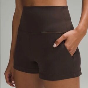 Lululemon Align Classic-Fit HR Short 3” With Pockets Espresso